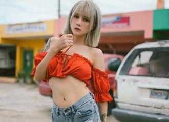 波萝社 - 高跟鞋精选，这一阶梯上的柳侑绮Sevenbaby，是个什么样的姿态？